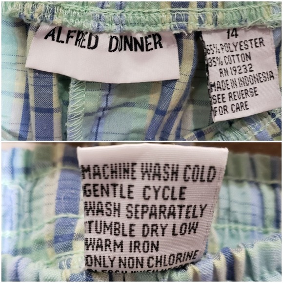 Vintage Plaid Pants - Picture 4 of 5